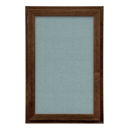 United Visual Products Outdoor Enclosed Combo Board, 42"x32", White Frame/White Porc & Amethyst UVCB4232ODW-WHTPORC-AMETHY
